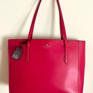 Kate Spade Schuyler Vibrant Pink Tote Bag